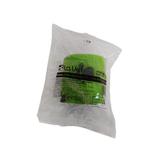 Atadura La Vet 5cm Verde Limão C/ Patinhas TKL Imp.